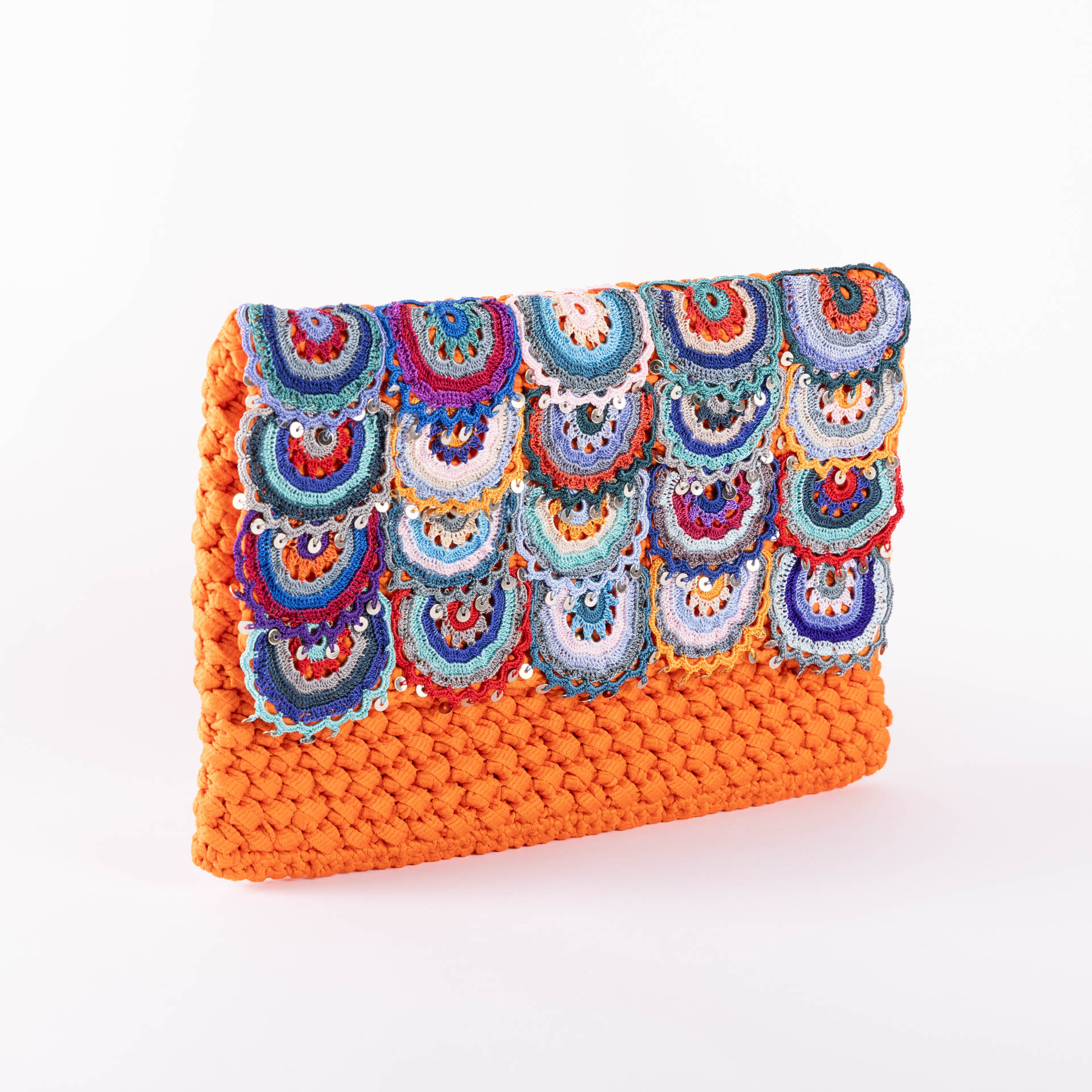 BLOOM CLUTCH BIG_TURUNCU_3
