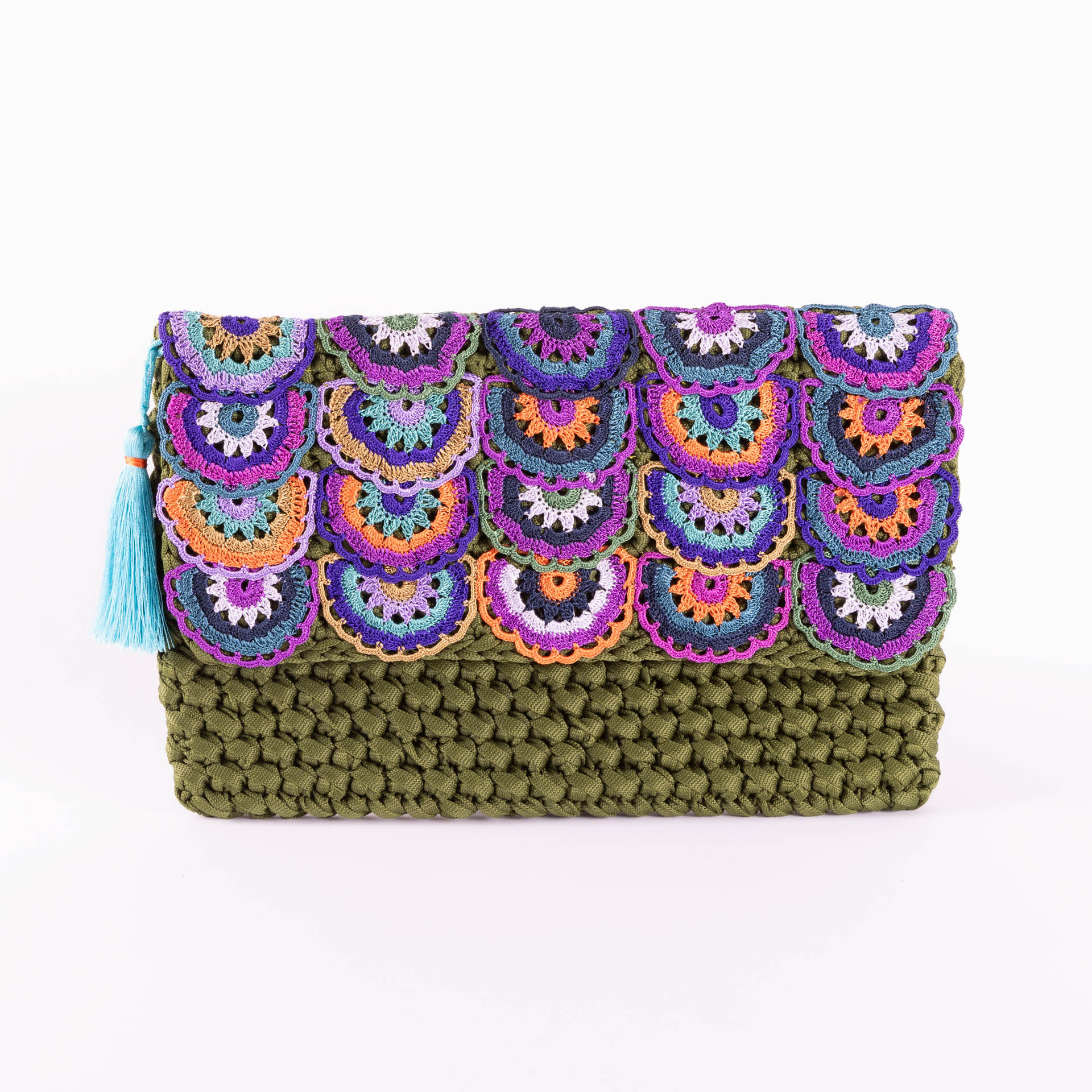 BLOOM CLUTCH SMALL_YEŞİL_1