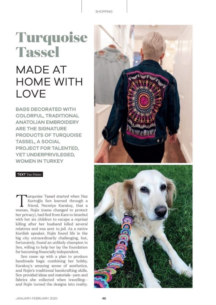 The Guide Istanbul – “Turquoise Tassel: Made at Home with Love” (page 46)